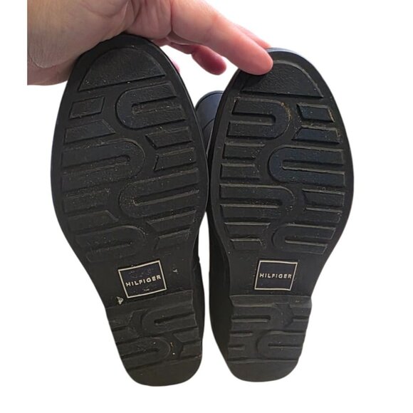 Tommy Hilfiger Calipso Rubber Rain Boots Navy Blue Size 7 - Picture 5 of 9